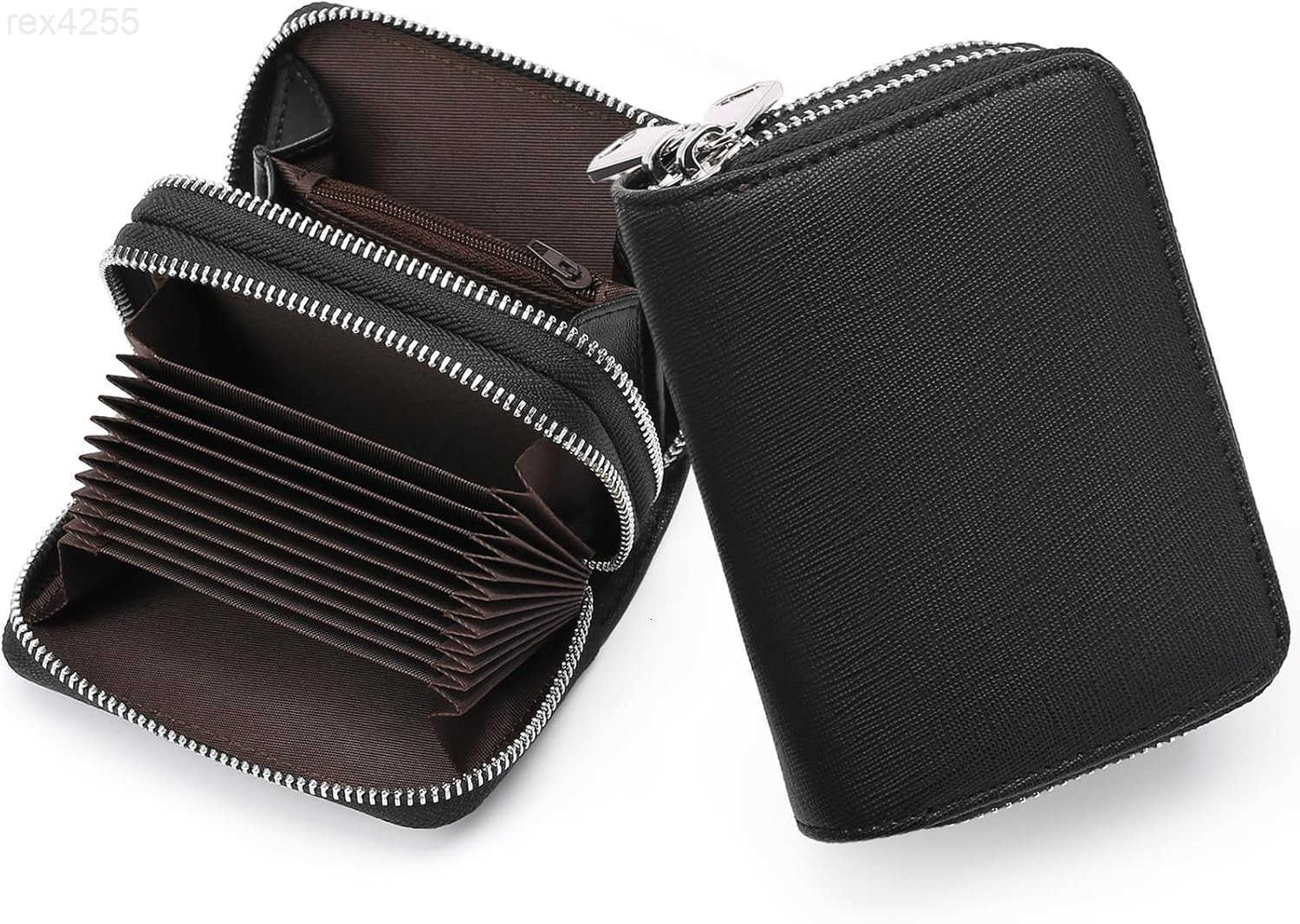 Small Genuine Leather Wallet for Women RFID Blocking Credit Card Holder WalletW250911
