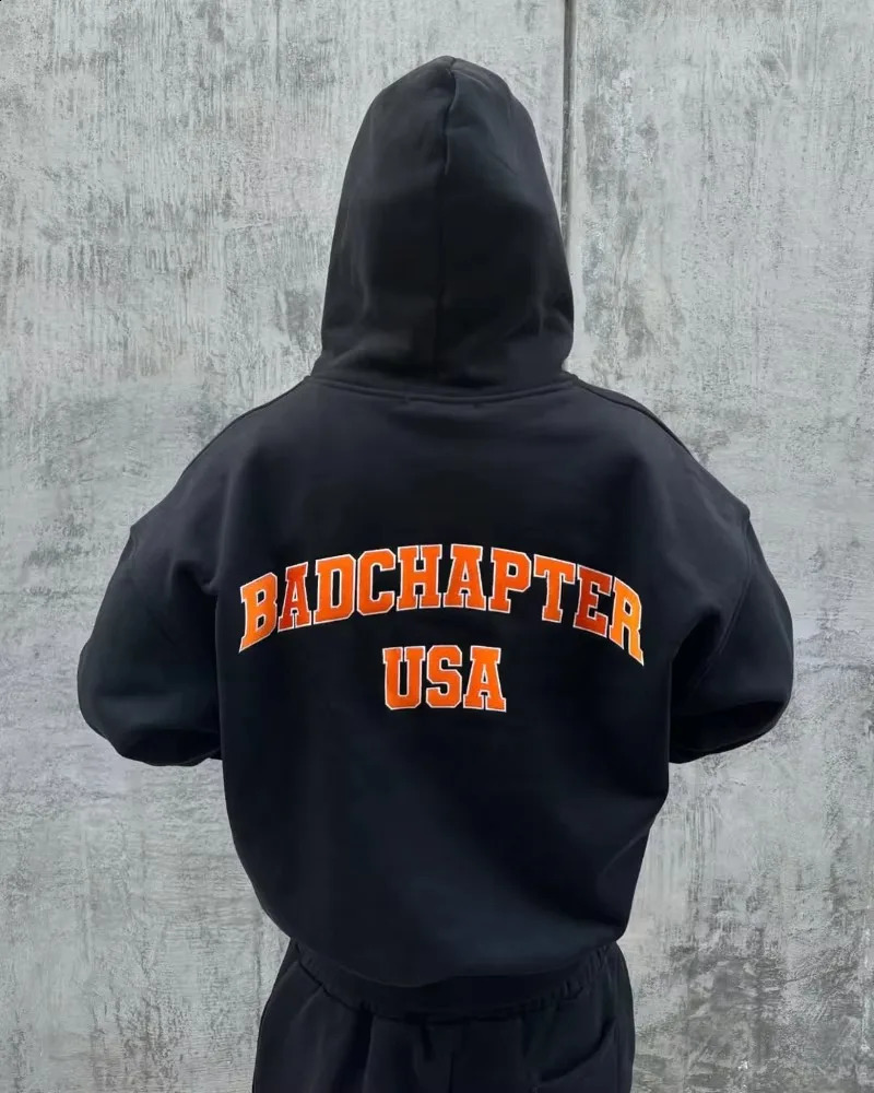 fashion men clothing Y2k trend Gothic streetwear oversized tracksuit Retro Harajuku hip hop couple casual 250911