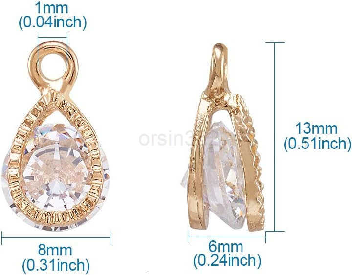 100Pcs Cubic Zirconia Alloy Charms Snowflake Shaped Platinum Christmas Pendants Sparkly Holiday Charms for Necklace Earring Jewelry Making DW250911