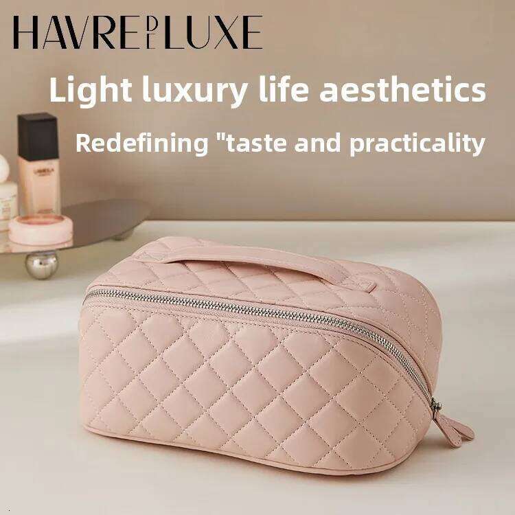 Makeup for women 2025 new light high-end large capacity portable travel storage bag accessories