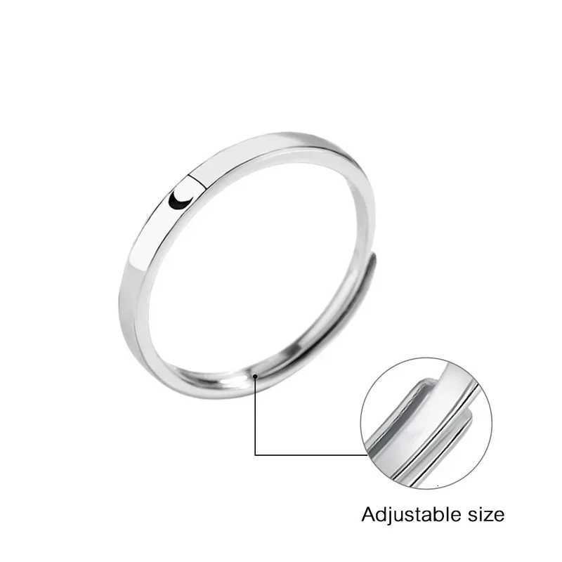 Sun Moon Couple Rings Set Open Adjustable Ring Eachother Lovers Minimalist ring gift Engagement Wedding Rings Bride Jewlery W250911