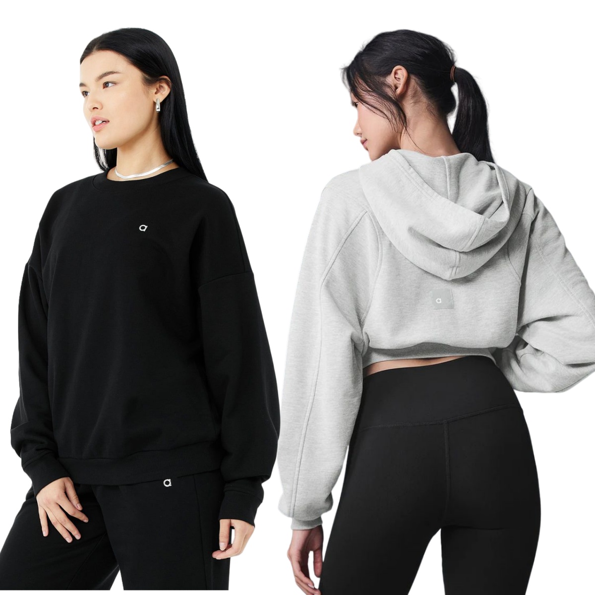 5A Hot Sale Pullover Sportswear Yoga Jacket & Gym Shorts Socks Outfits Pant Set Oversized Casual High Quality Jacket Pant set Aloness women clothes Casual Set