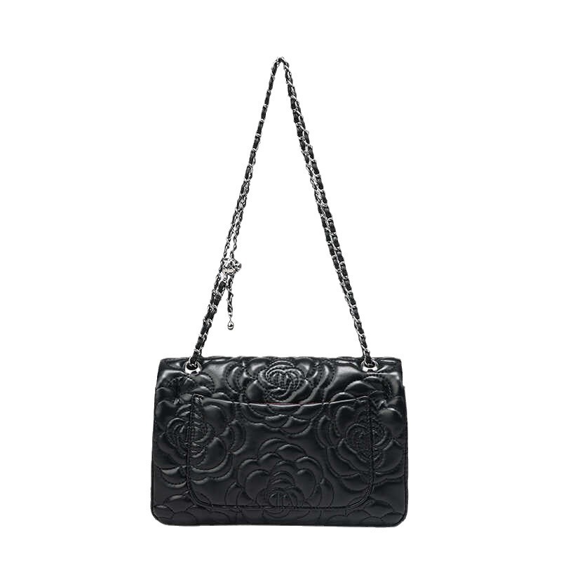 Bestselling new design simple and versatile handbag high-end fashion elegant women's shoulder bag black white