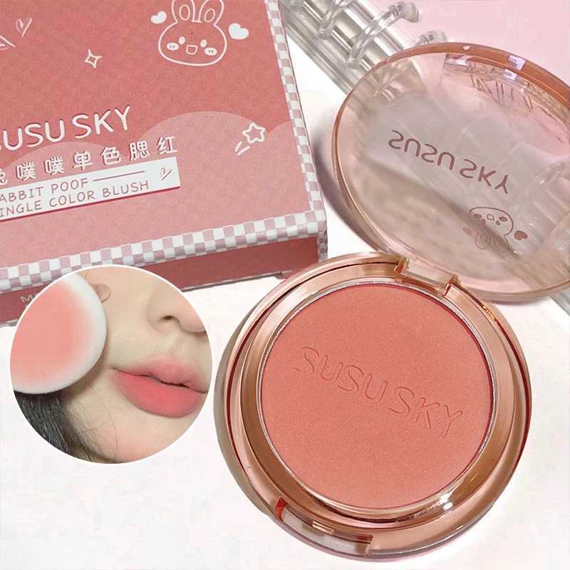 Color Blush Highlight Cheek Purple cheek blue Peach matte nude W250911