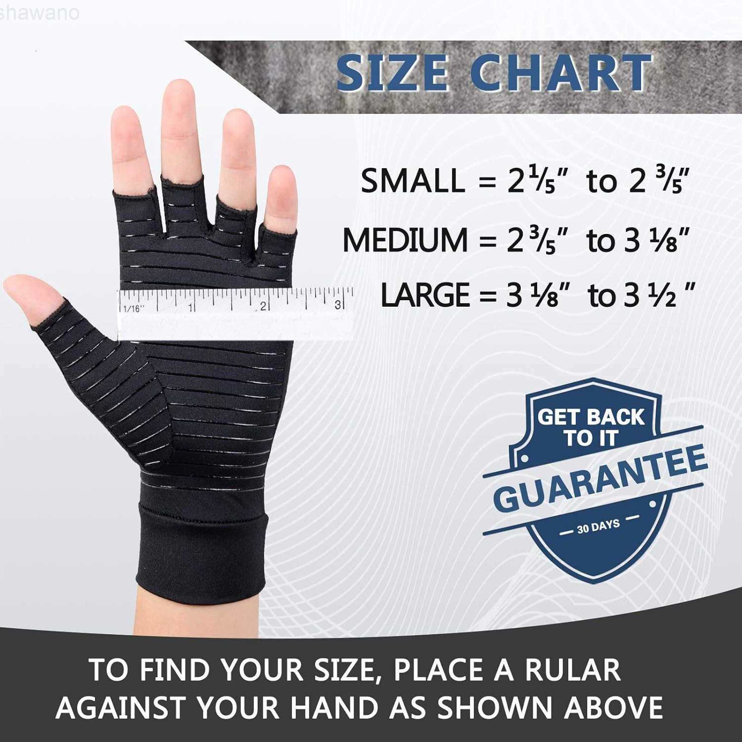Arthritis Gloves for Women Men Fingerless Breathable Moisture Wicking Arthritis Compression Gloves for Relieving Carpal Tunnel Aches Rheumatoid Pains 