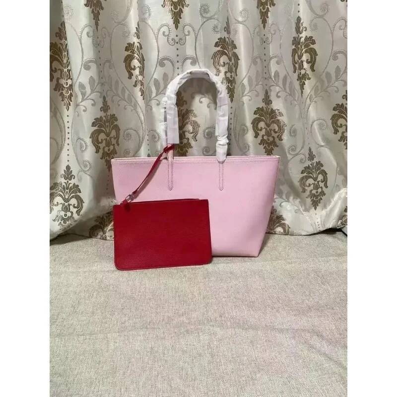 2025 2-Piece Large Capacity Wallet PVC Handbag Women's Travel Shoulder Shopping Set Top Handle Bag