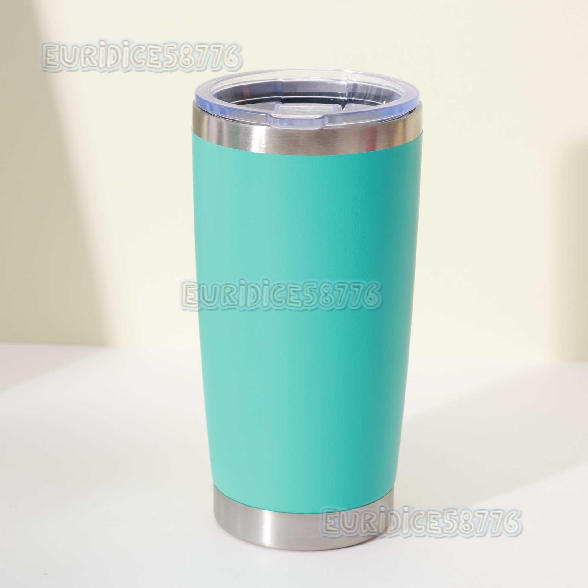 20oz Car Cup 304 Stainless Steel Insulated Cup Portable Gift Cup Large Capacity Car Ice Cup H250911