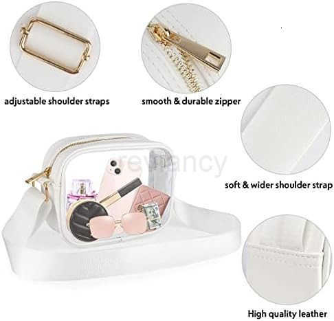 Clear Bag Stadium Approved Clear Bags with Adjustable Strap Clear Stadium Bag for Women Men Concerts SportsW250911