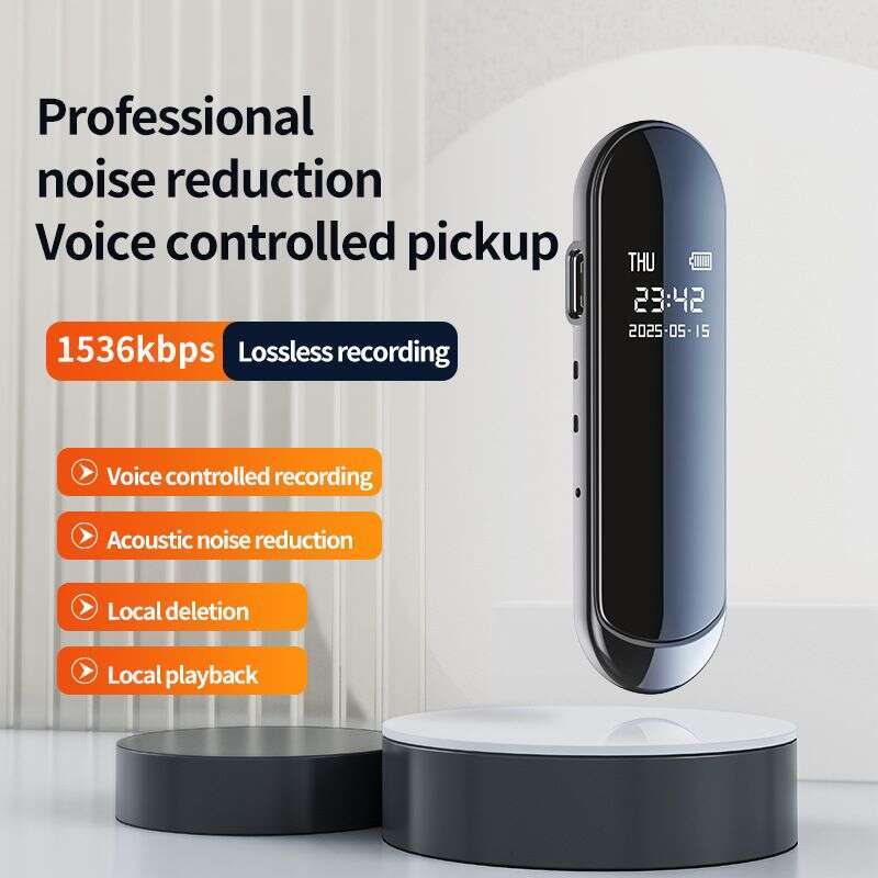 Manufacturer S New Cross Border V Controlled With Screen Mp Ai Intelligent Professional High Definition Noise Reduction Long Voice Recorder