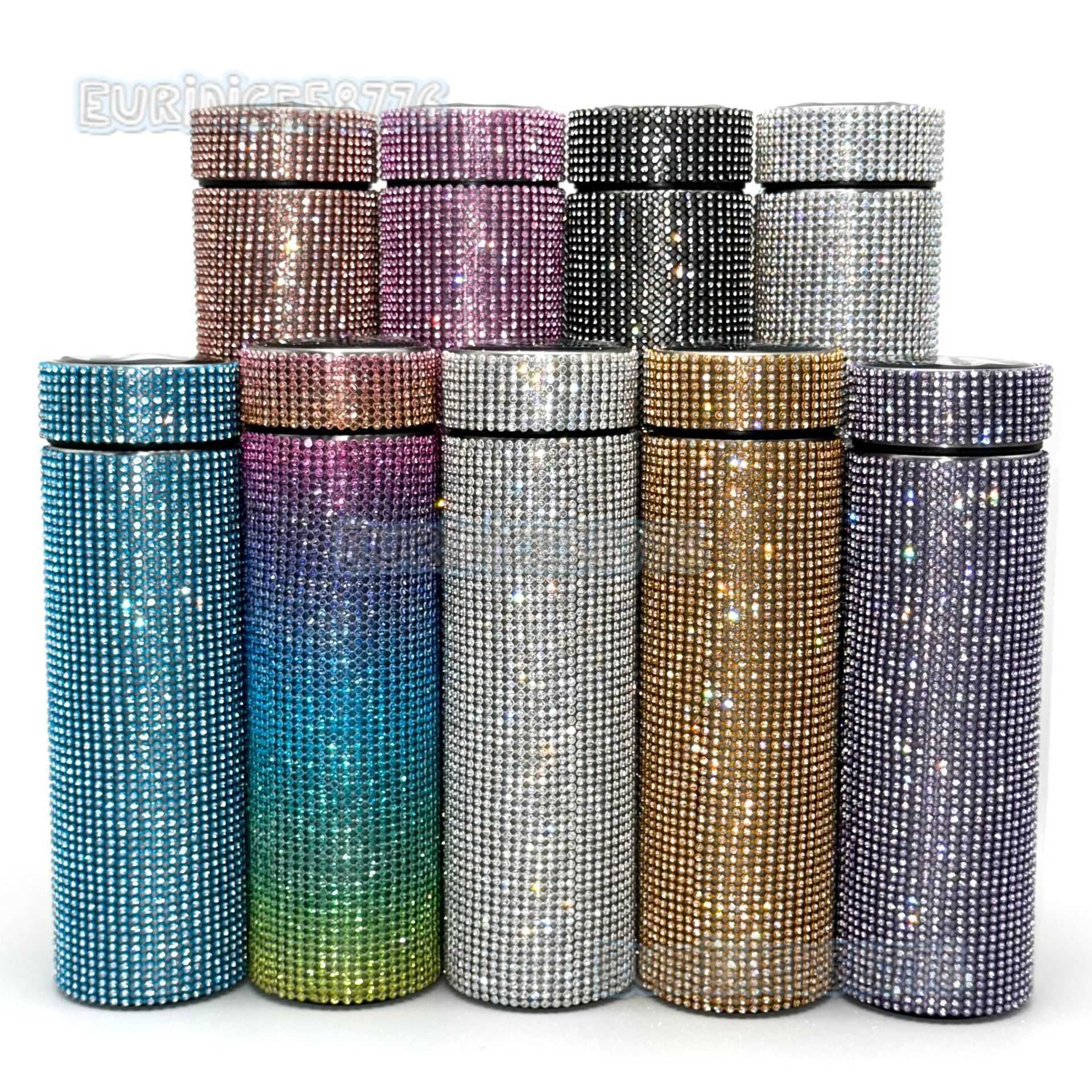 Insulated Cup Celebrity Water Cup Trendy Portable Smart Water Cup with Temperature Display and H250911