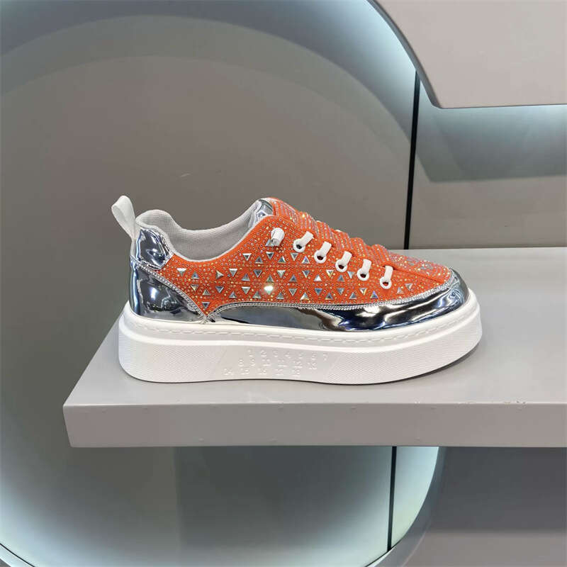 Kuaishou Same Style Summer Fabric Rhinestone Slip-On Breathable Fashion Soft Sole Sneakers Personality Comfortable Versatile Trendy Men's Shoes