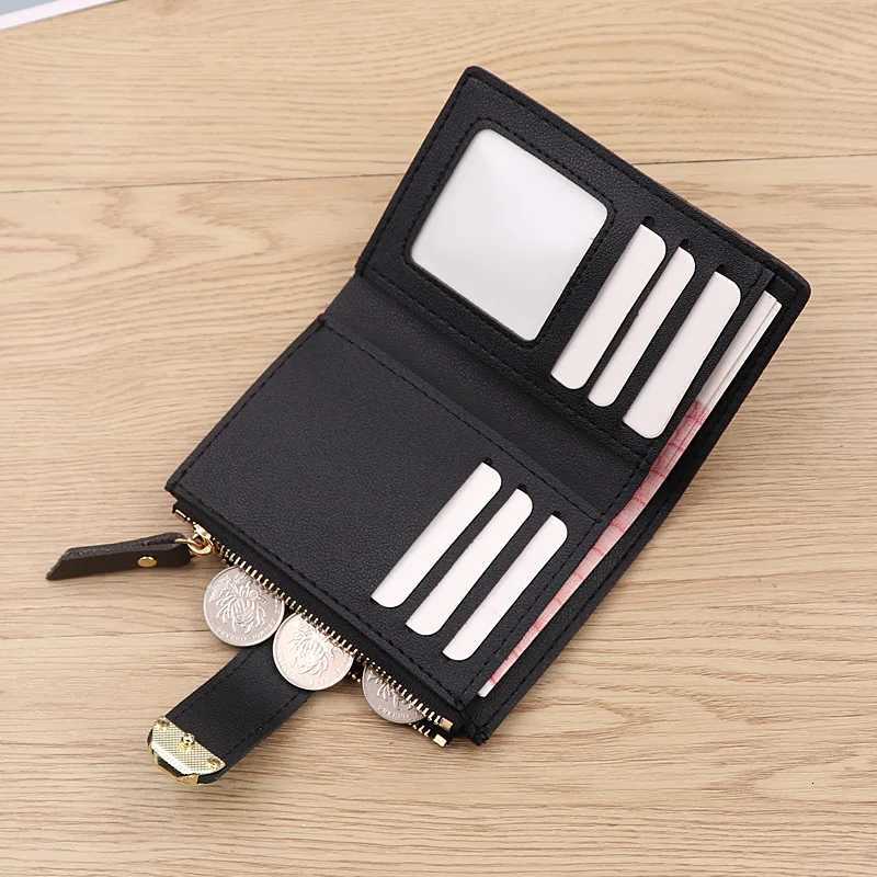 2022 New Fashion Trend Clutch Female Purse Money Clip Wallet Small Zipper Brand Leather Purse Women Ladies Card Bag for Women W250911