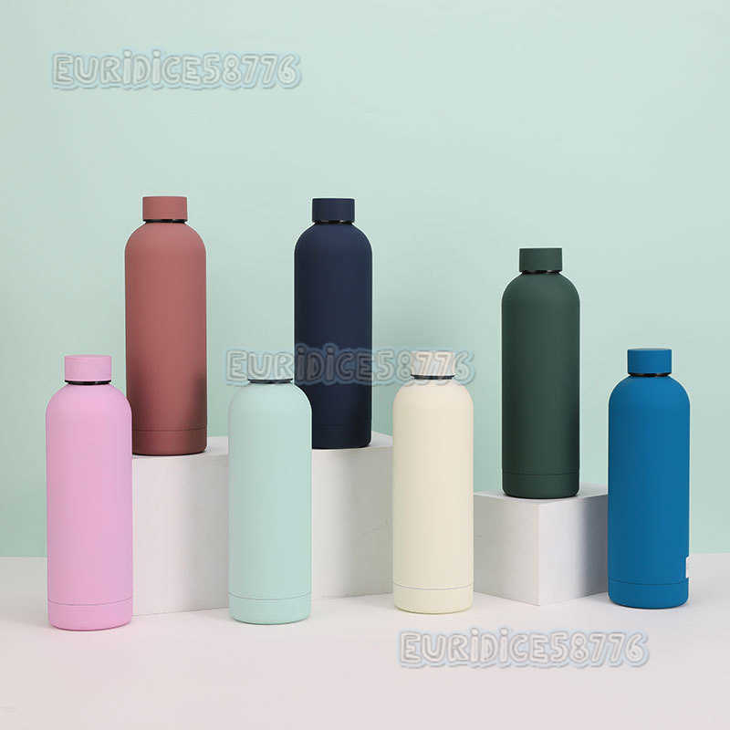 304 Stainless Steel Small Mouth Bottle Insulated Cup Outdoor Hiking Portable Sports Water Bottle H250911