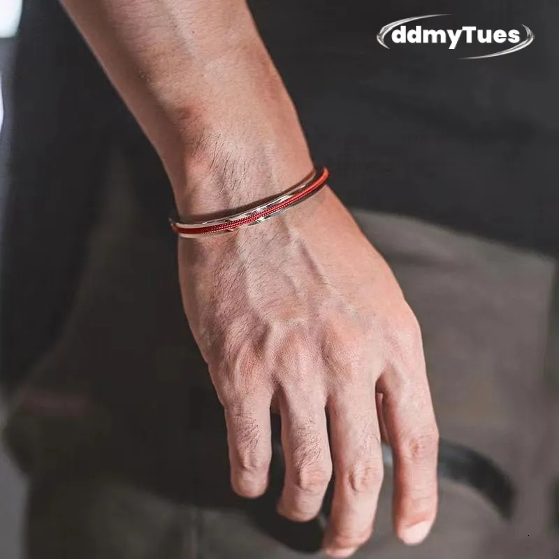 New Dutch Open Madam Handwoven Boat Creative Men And Women Couple Personality Temperament Red Designer Rope Bracelet Black TUES