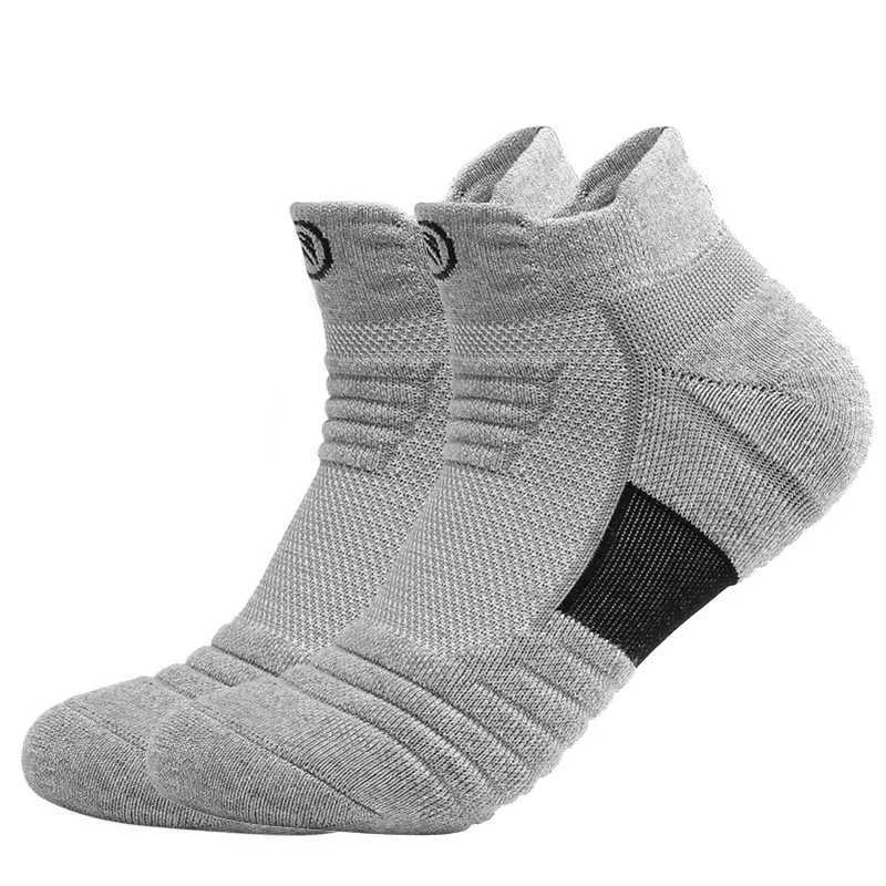 Mens Running Sports Socks Winter Warm Socks Breathable Absorb Sweat Deodorant Cotton Sock Mid Tube Cycling Sox For Male EU3845 D250911