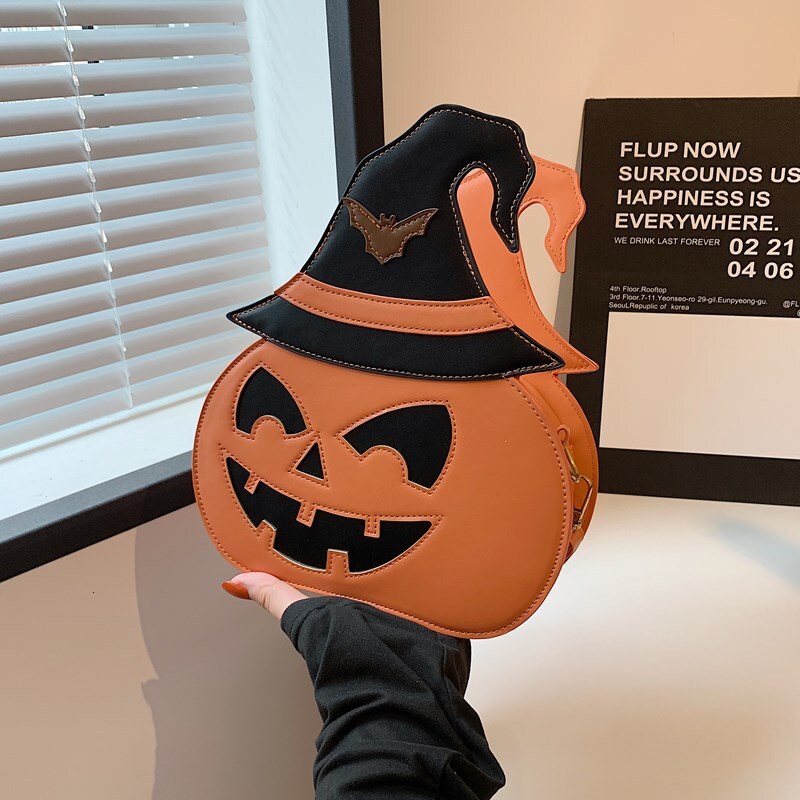 Halloween new trendy pumpkin bag, niche leisure design, versatile fashion, European and American style women's shoulder bag, designer bag