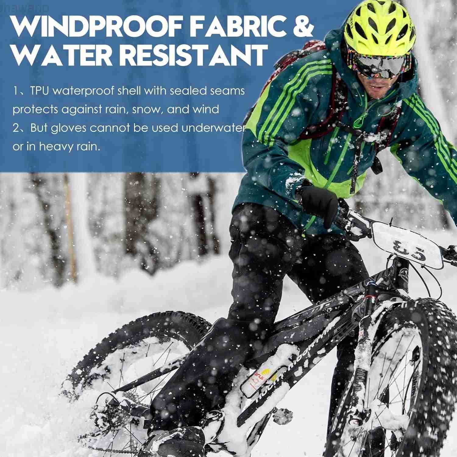 Winter Gloves for Women Men 3M Thermal Insulation Lycra Fabric Windproof Touchscreen AntiSlip Cold WeatherW250911