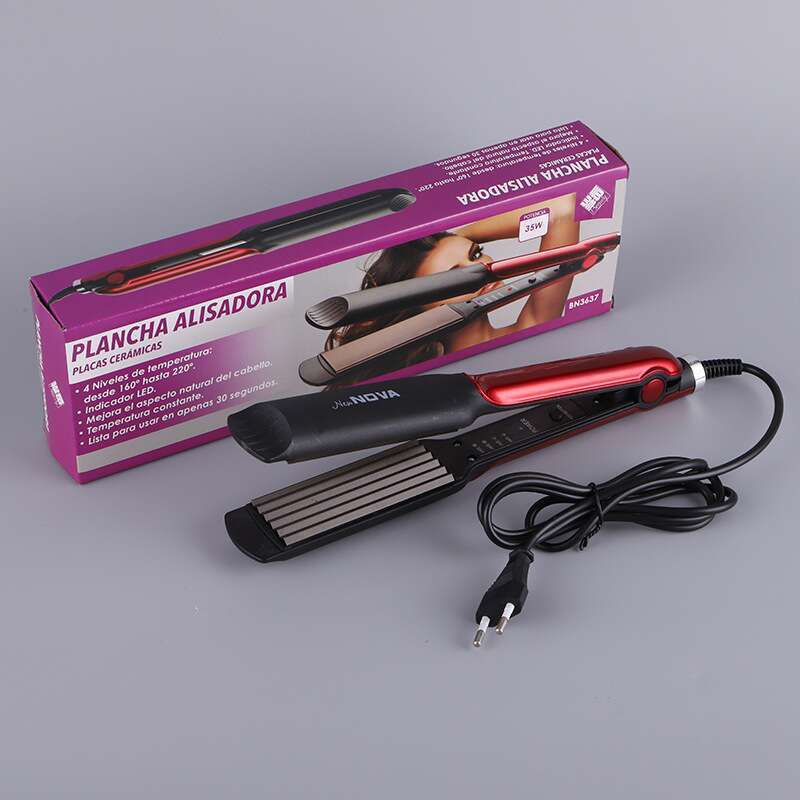 New Home Small Straightener, Dry Wet Dual Use Corn Perm And Perm, Multi Level Adjustable Electric Clipper Straightener