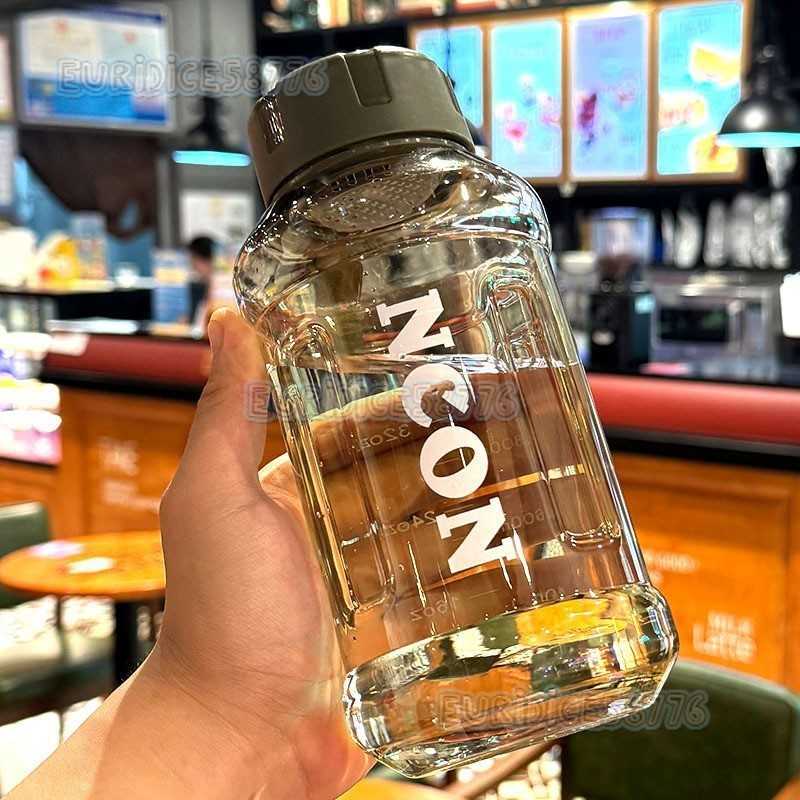 Simple Large Capacity Plastic Cup High Temperature Resistant High Appearance Water Cup Portable Car Cup Sports Water Bottle H250911