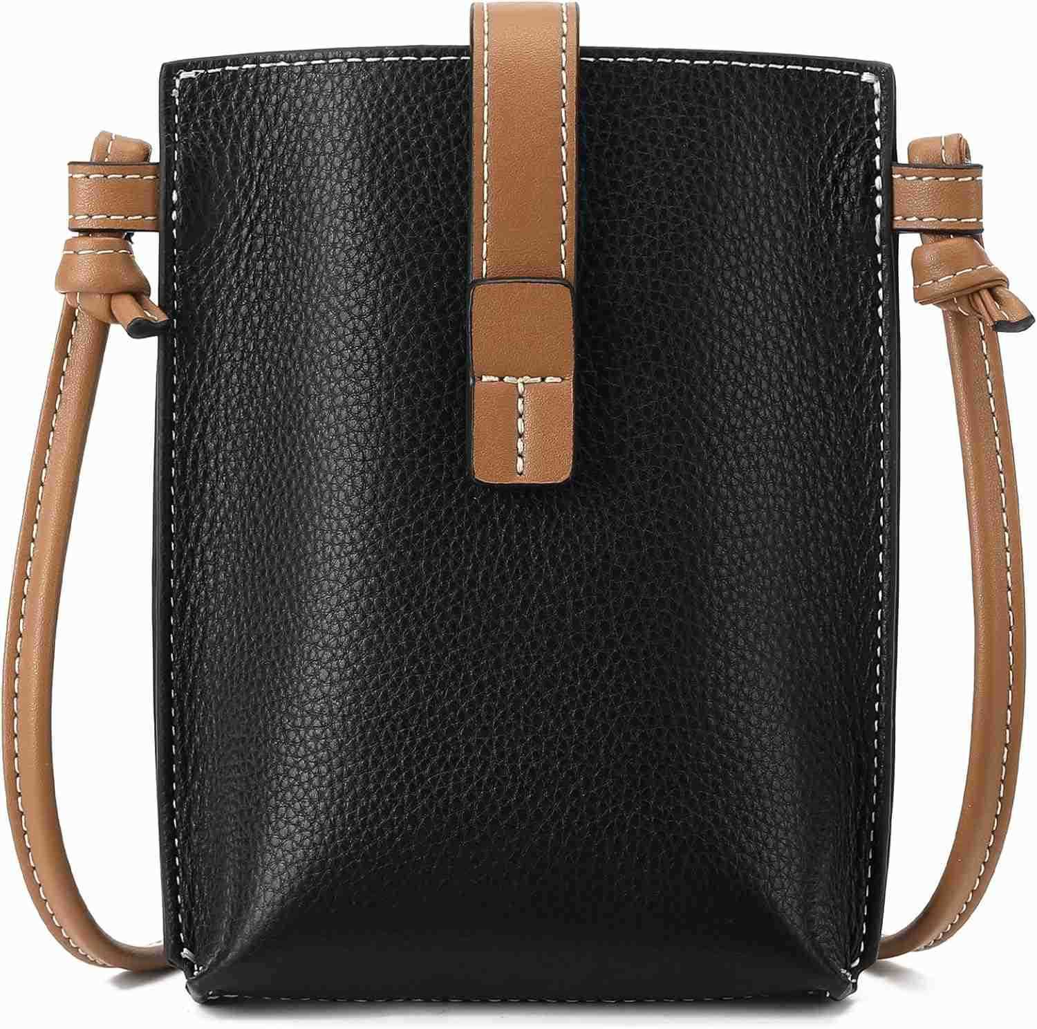 Leather Small Crossbody Bags for Women Phone Purse Minimalism Cell Phone Bag with Card SlotW250911