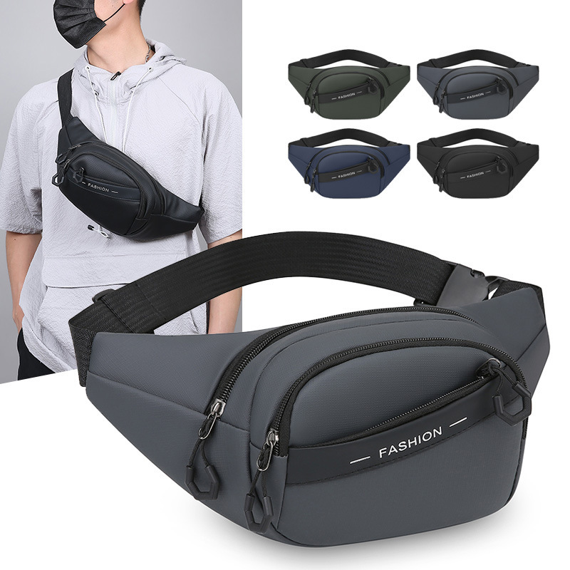 Men S Chest Bag New Outdoor Designer Bag Sports Cycling Crossbody Bag Free Shipping Multi Layer Business Cashier Waist Luxury Bag Bag Business Shoulde
