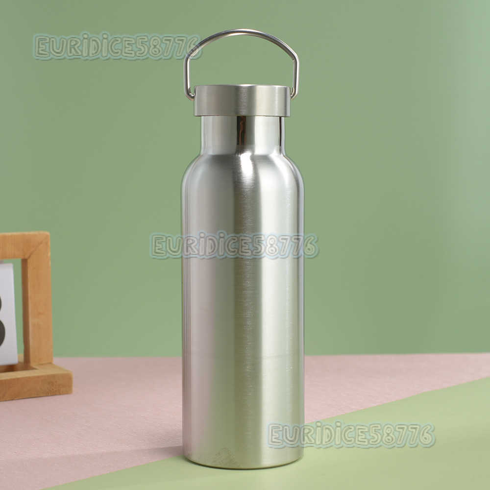 Direct Sales Outdoor Hiking Sports Bottle 304 Doublelayer Insulated Cup American Style Large Mouth Portable Handheld Small Mouth Bottle Genuine H25091