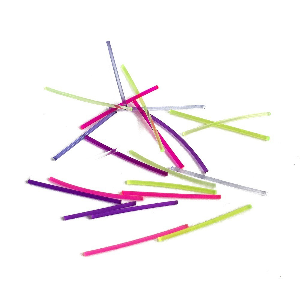 Korean Fashion For Women, Colorful Invisible Pins, Transparent Plastic Ear Studs