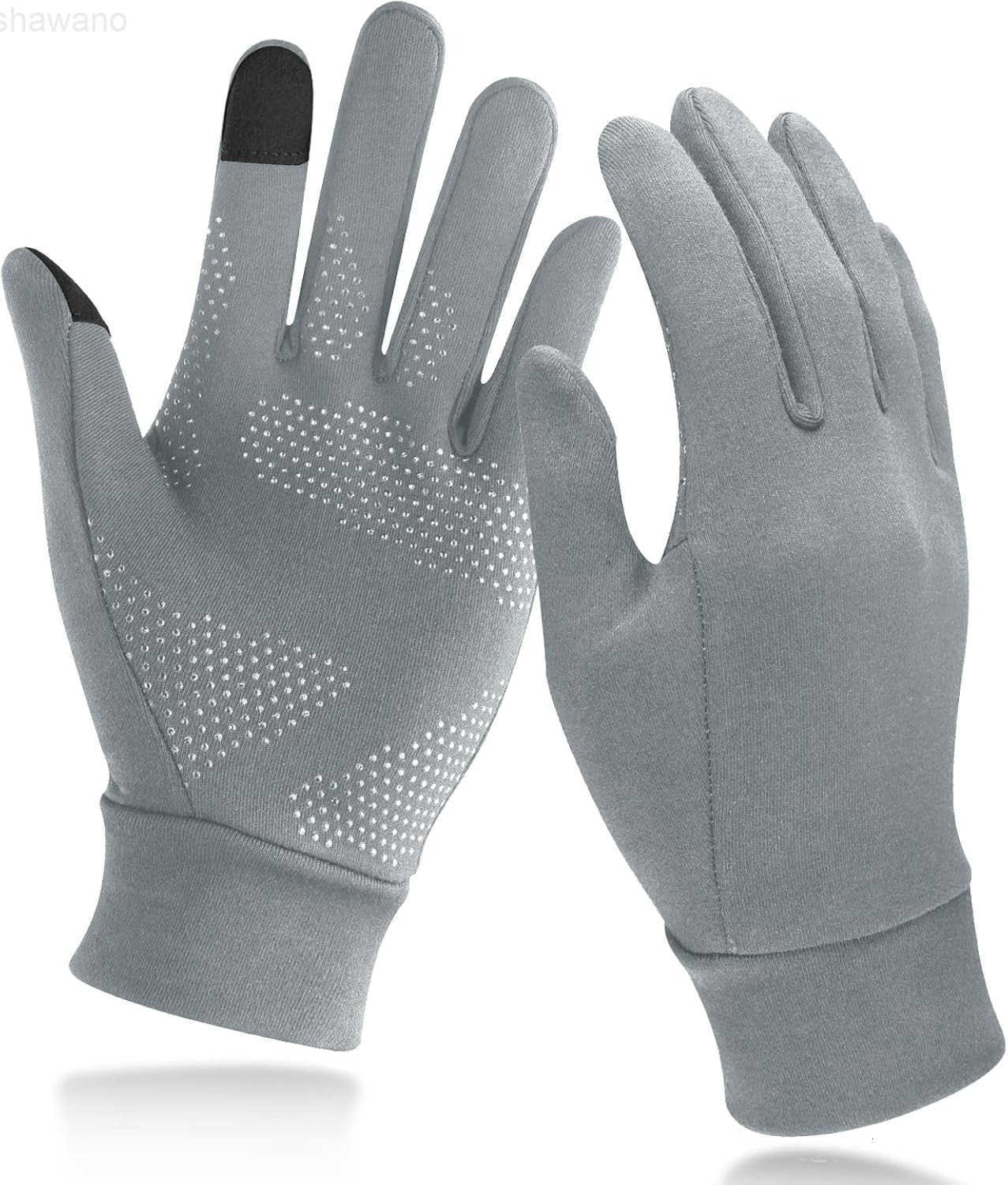 Lightweight Running Gloves Touch Screen AntiSlip Warm Gloves Liners for Cycling Biking Sporting Driving for Men WomenW250910