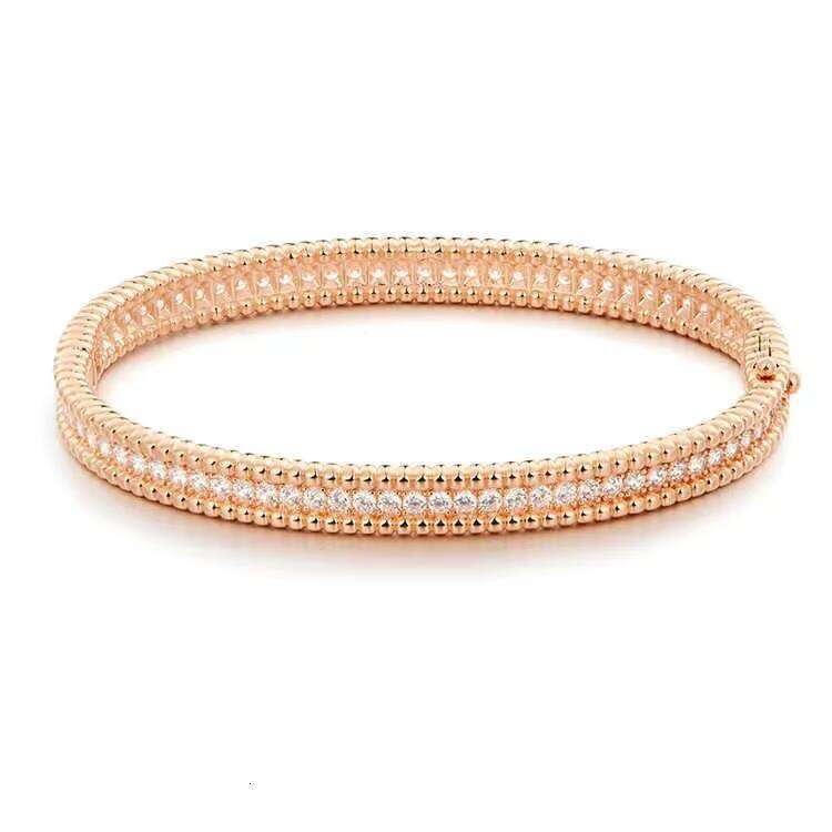 Fine Jewelry Bracelets Bangle Gold Plating Sier Iced Out Dia VVS Moissanite Hand for Women Bracelet