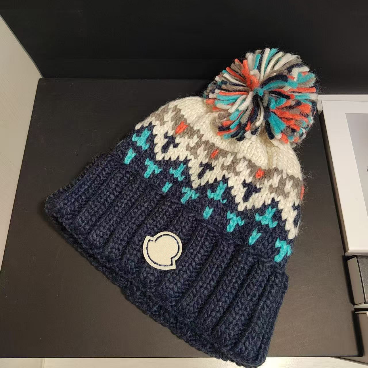 Designer beanie cap hat bonnet casquette skull cap for women men winter Bobble Christmas Style Hairball Snowflake Warm Cute Sweet Knit Ear Protection Cold Hat Pompom