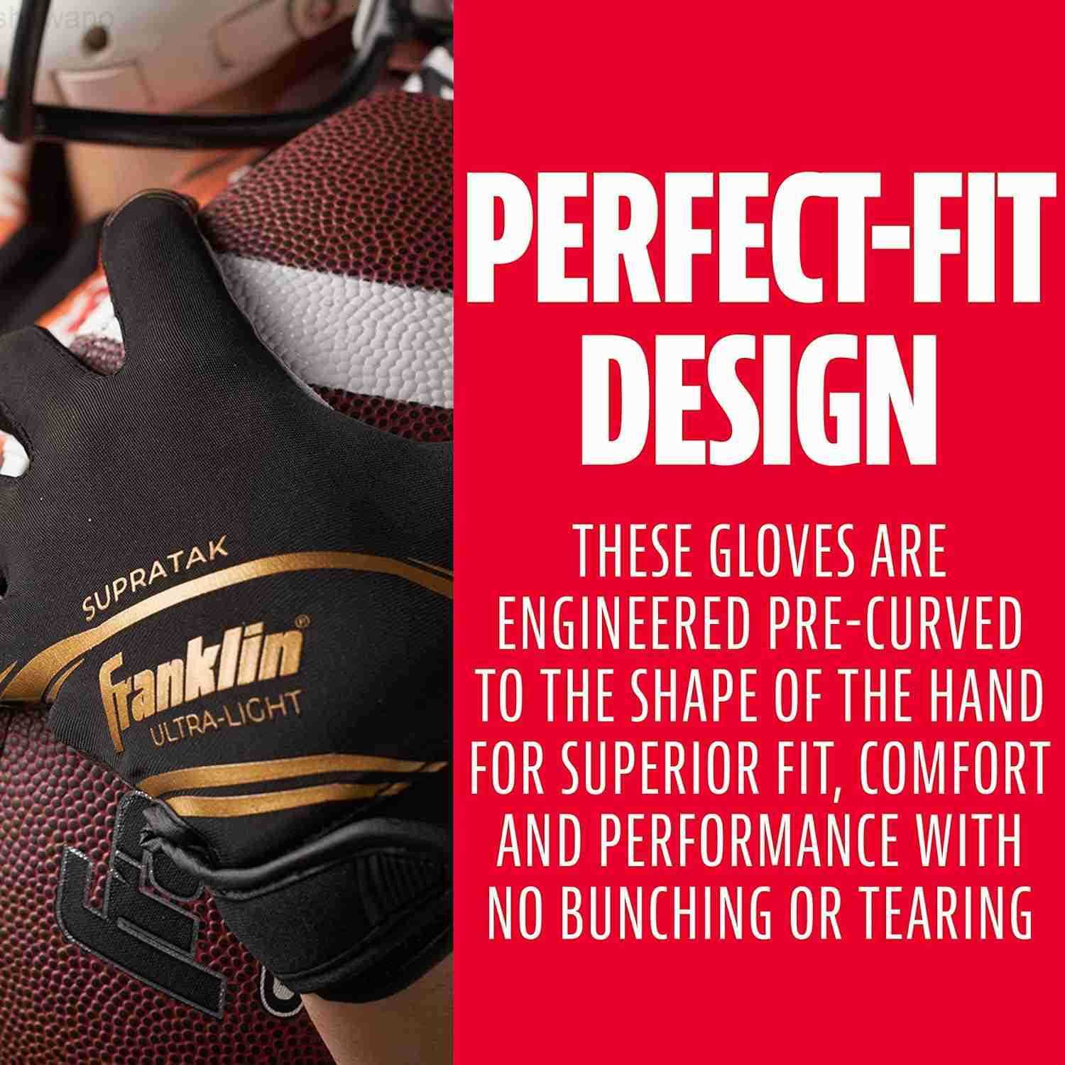 Sports Supratak Football Receiver Gloves WhiteChrome Adult MediumW250911