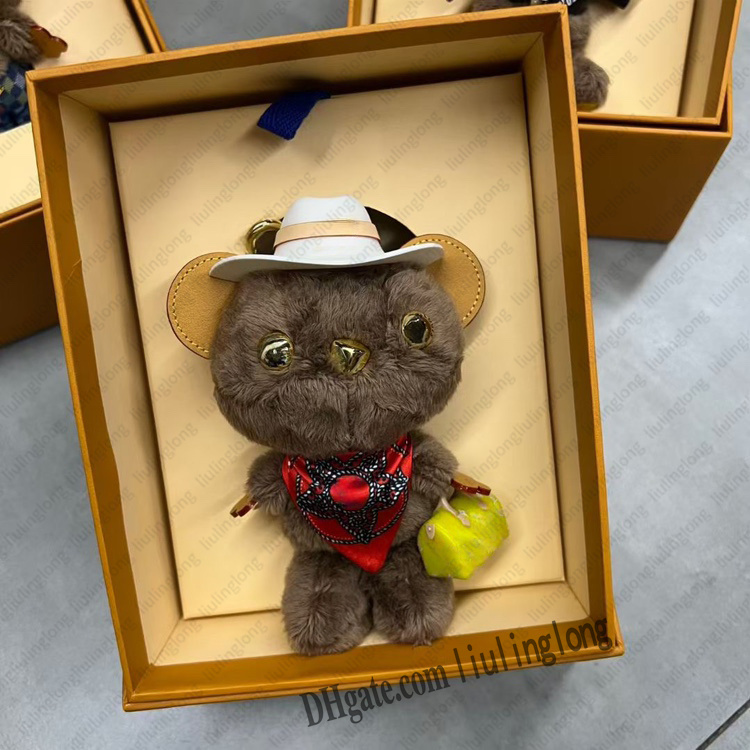 cow boy Bear Bag Charm Fur Key Holder Sunflower Phone Pouch backpack Snow Show Handbag Womens Crossbody Bag Mini Bag High Quality Purse Mens Bag Phone Pouch 2025