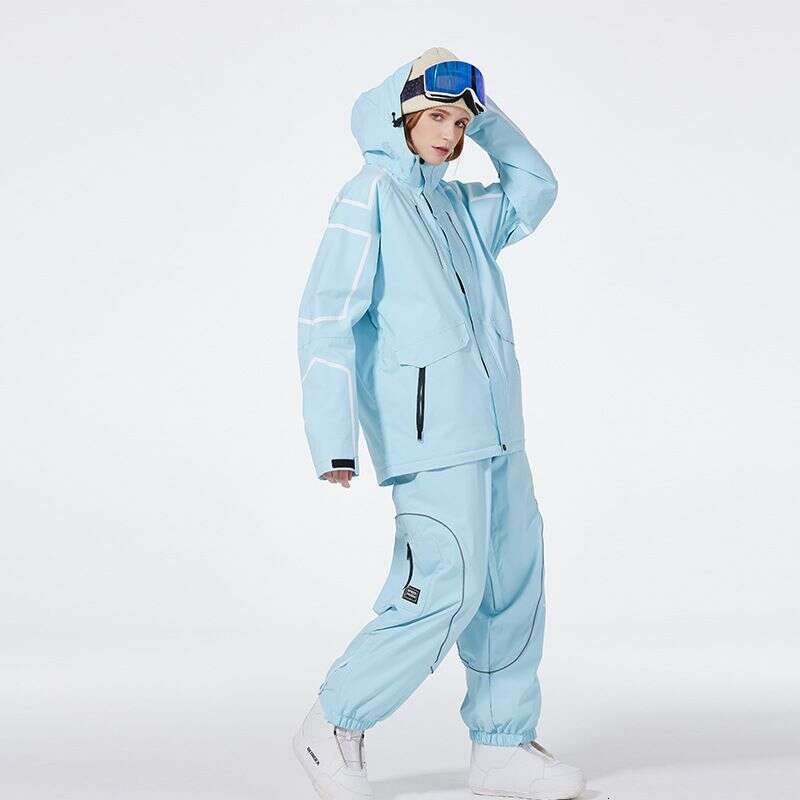 2024 New Men's And Women's Winter Outdoor Single Double Board Ski Suit
