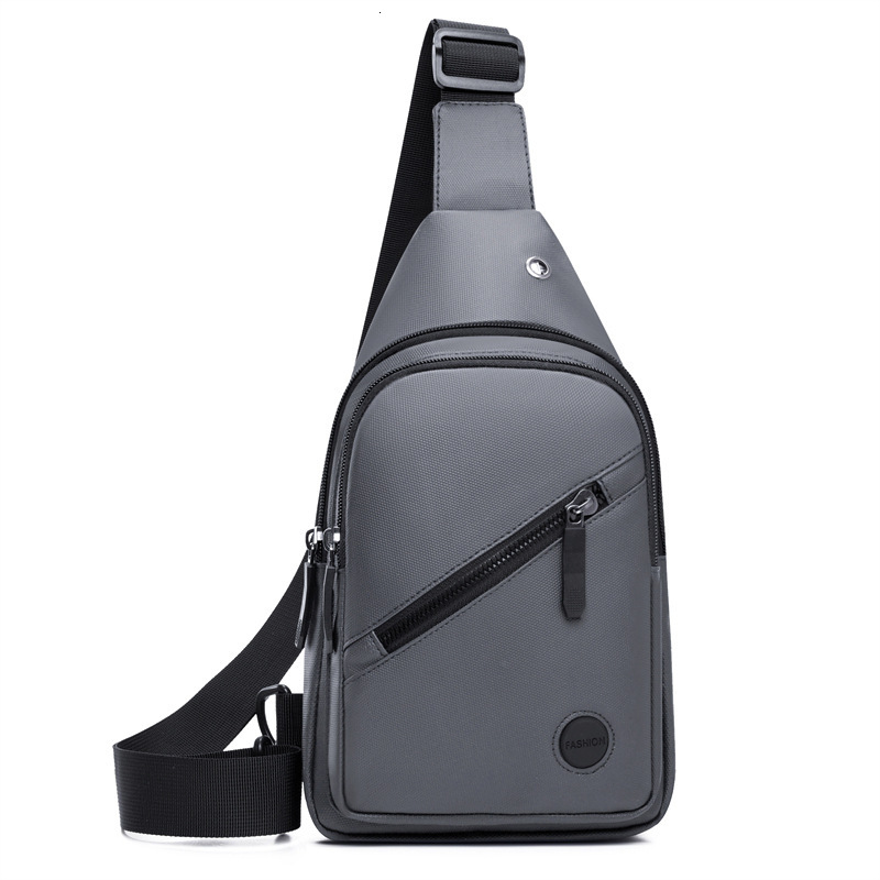 2025 Men S Chest Bag Fashion Versatile Solid Color Simple Designer Free Shipping Bag New Large Capacity Luxury Bag Outdoor Travel Portable Waterproof 