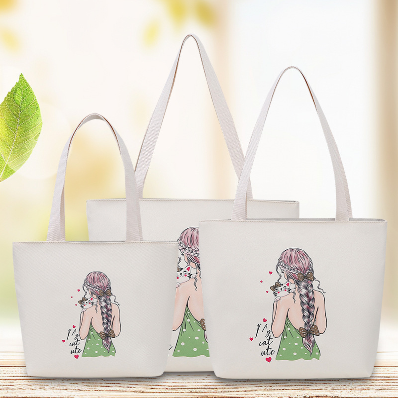 Canvas Bag For Women New Style College Student Class Bag Large Luxury Bag Designer Bag Free Shipping Capacity Tutoring Tote Bag Commuting Tote Bag
