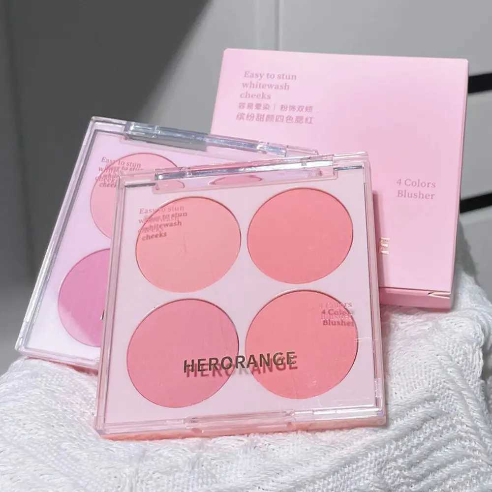 4 Colors Blush Powder Face Makeup Set Mixed Sweet Warm Colors Matte Cheek Powder Facial Beauty Cosmetic Makeup Blush W250911