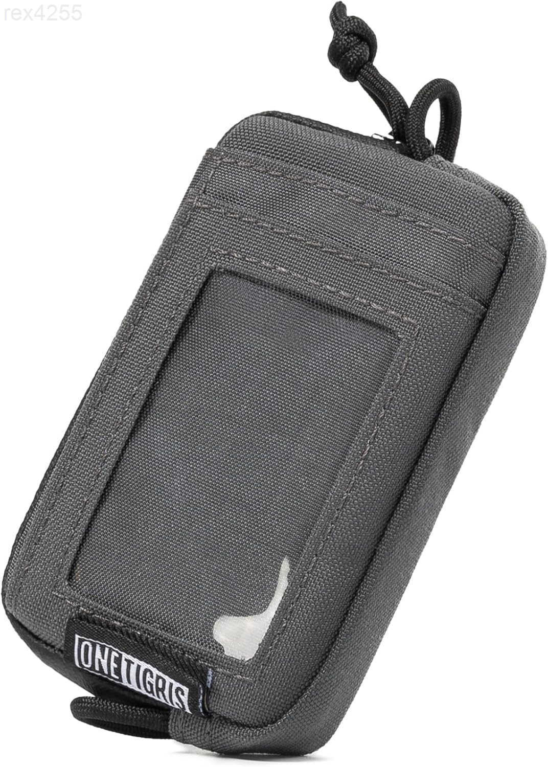 Front Pocket Wallet with Zippers Tactical Small Coin Purse Nylon Minimalist Wallet for Men WomenW250911