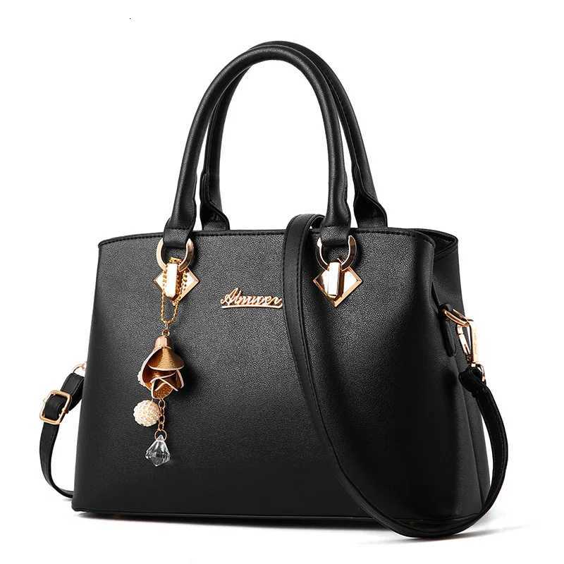 Bridal bag womens simple solid color handbag large capacity fashion casual shoulder messenger bag Z250911