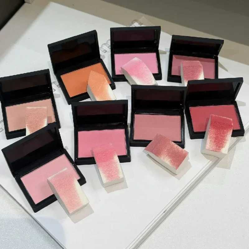 Sweet Orange Blusher Makeup Powder Blush Latte Nude Peach Cheek Color Face Contour Brighten Lasting Rich Color Rouge Cosmetics W250911