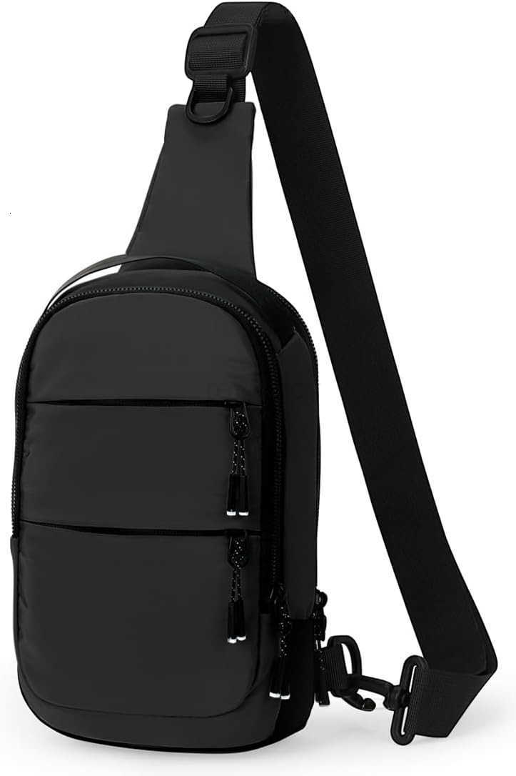 Small Crossbody Bags for Men Women Mini Sling Bag Lightweight Chest Bag for Hiking Travel SportsW250911