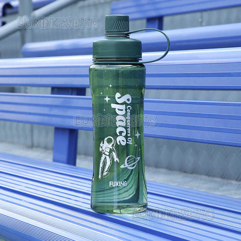 Sports Water Cup Outdoor Large Capacity Direct Drinking Summer Mens and Womens High Temperature Resistant Space Anti Drop Leak Proof Plastic H250911