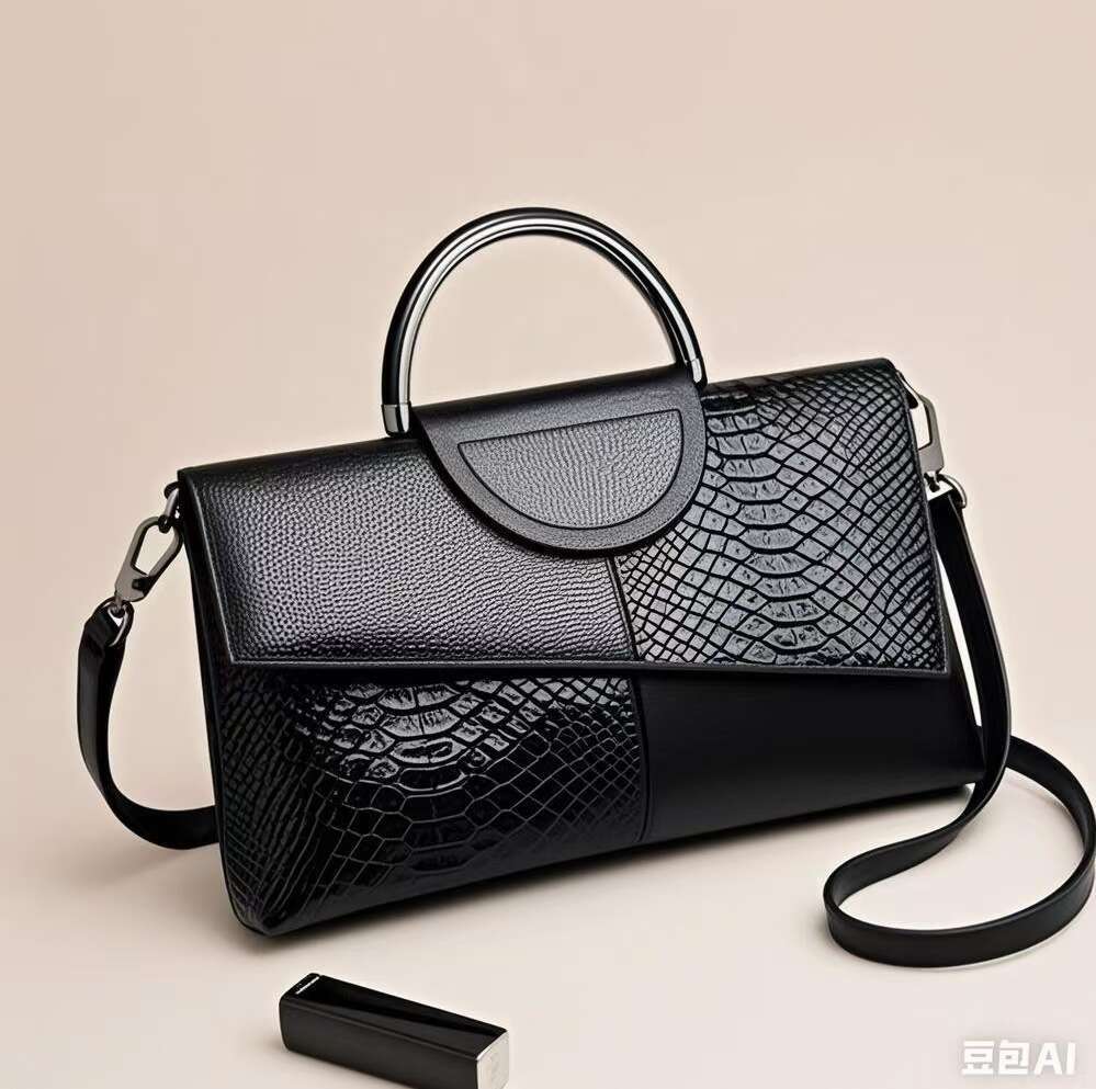 Genuine Leather Women's Clutch New Large Capacity Party Handbag Crocodile Pattern Fashionable Elegant Crossbody Bag for Women