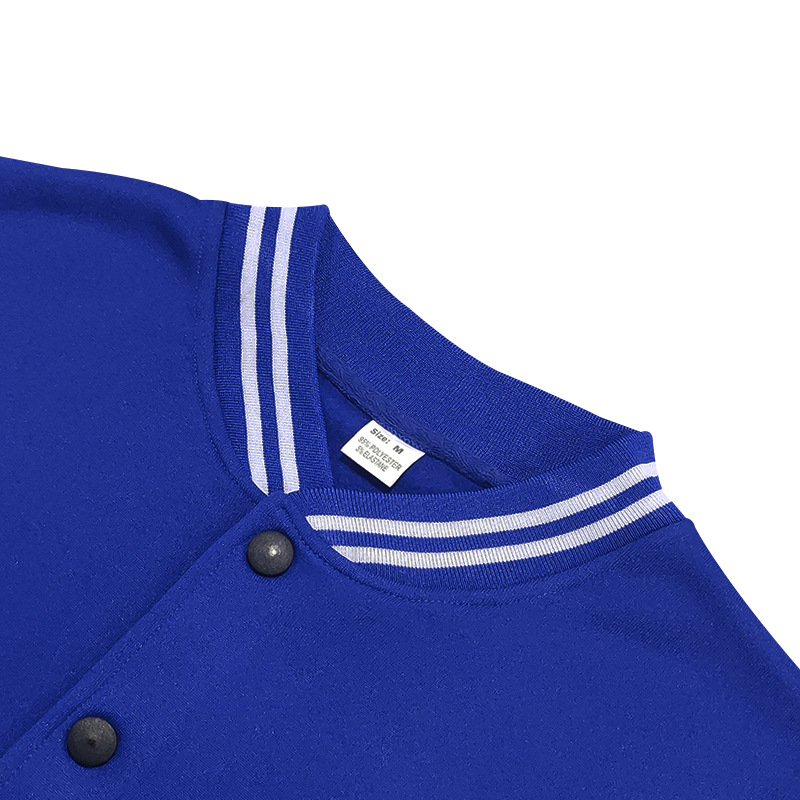 Men's Baseball Jacket Tracksuit Set Autumn Winter Thickened Stand Collar Fleece-Lined Pants Loose Fit Casual Sports Outfit EU Size: S-3XL