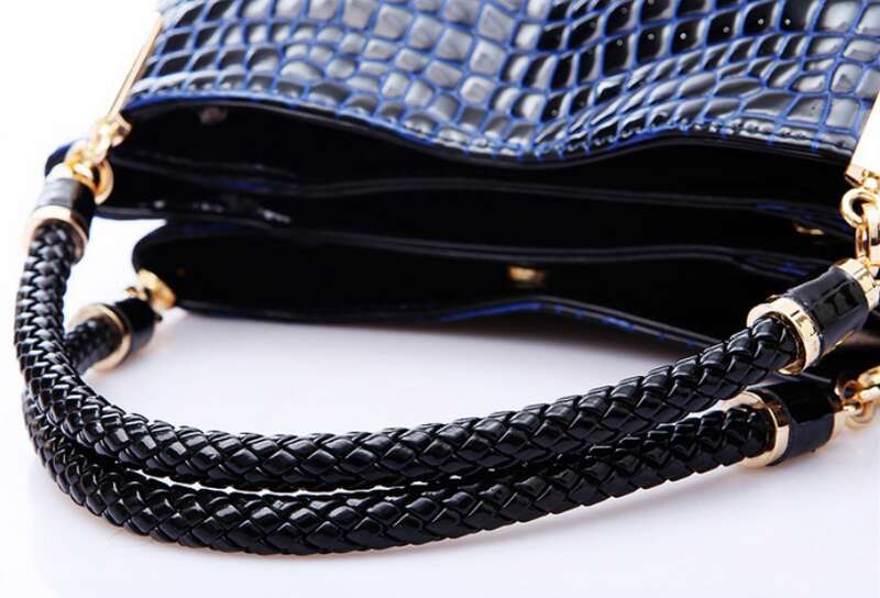 Fashion Trend Crocodile Pattern Portable Mature Temperament Handbag Women's Bag