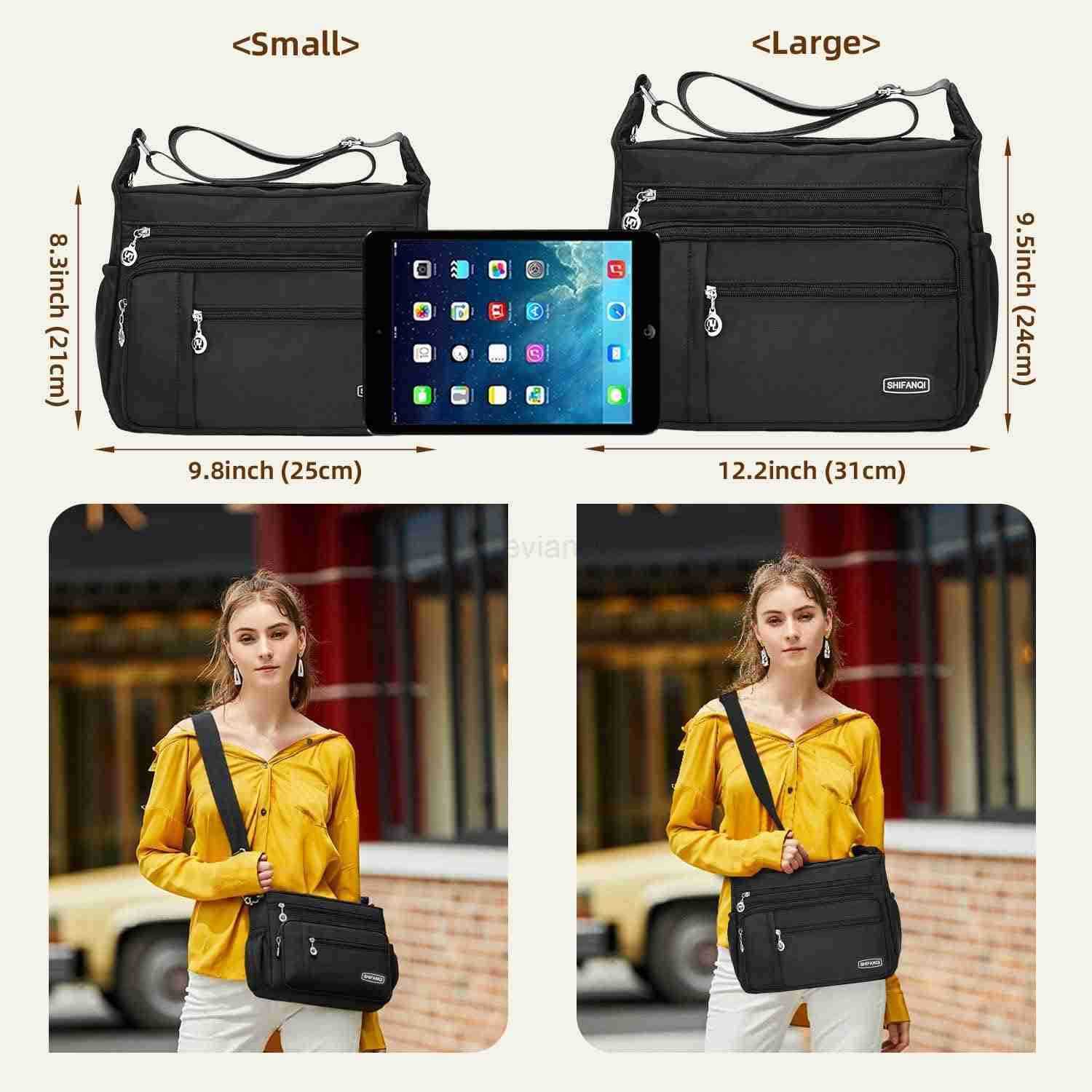 Crossbody Bag for WomenMulti Pockets Cross Body Purses for Women Ladies Shoulder Bag Travel Purses and HandbagsW250911