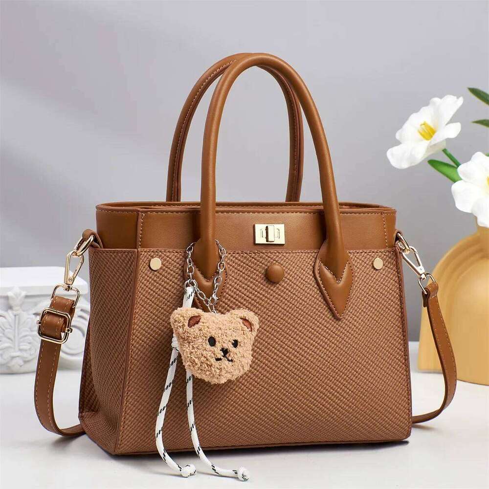 Trendy Women S Large Square Tote Soft Pebbled Leather Shoulder Crossbody Bag Fashionable Everyday Commuter Bag