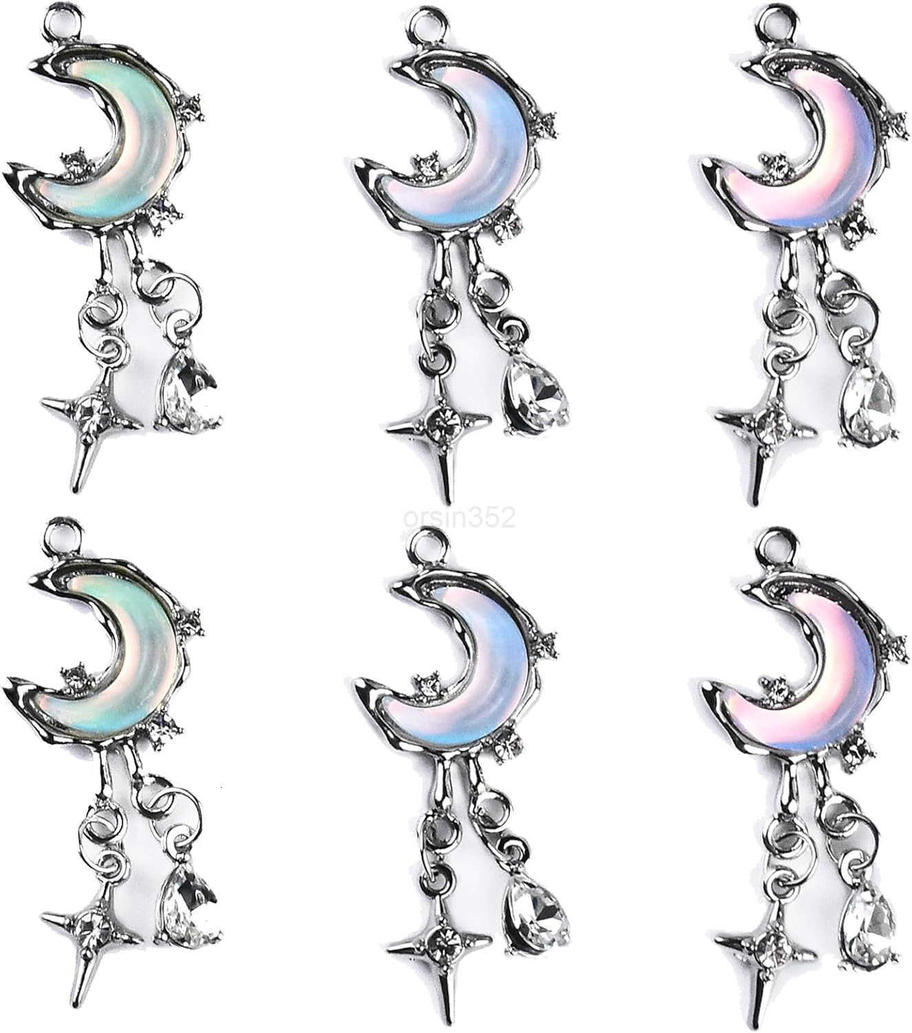 Charms for DIY Crafts Keychain Pendant Necklace Earring Jewelry Making SuppliesW250911