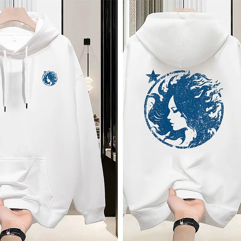 Men's Hoodies Luxurious Design Conventional And Fleece Cotton Warm Print Pattern Fashionable Hip-Hop Classic Birthday Gift Hoodies For Couples An