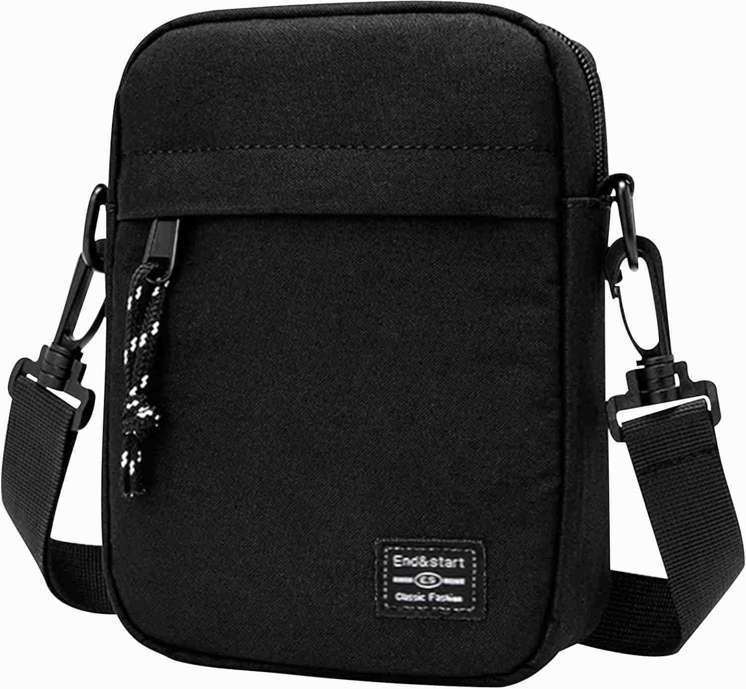 Small Crossbody Bag Shoulder Bag For Men Women Mini Messenger Bag Water Resistant Satchel Bag for Work TravelW250911