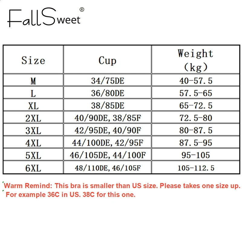 FallSweet Push UP Bra for Women Seamless Plus Size Bras Thin Cup Wireless Bralette Sexy Brassiere Femme M6XL 250917